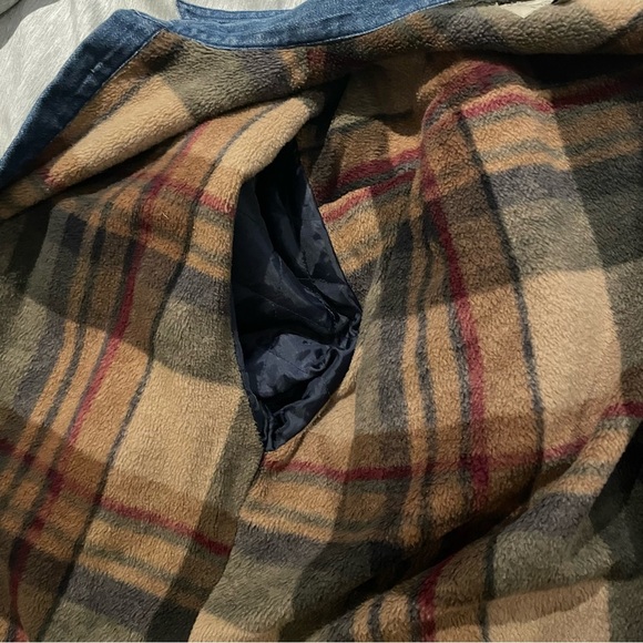 Blanket lined denim jean jacket sz medium​ - Picture 3 of 4